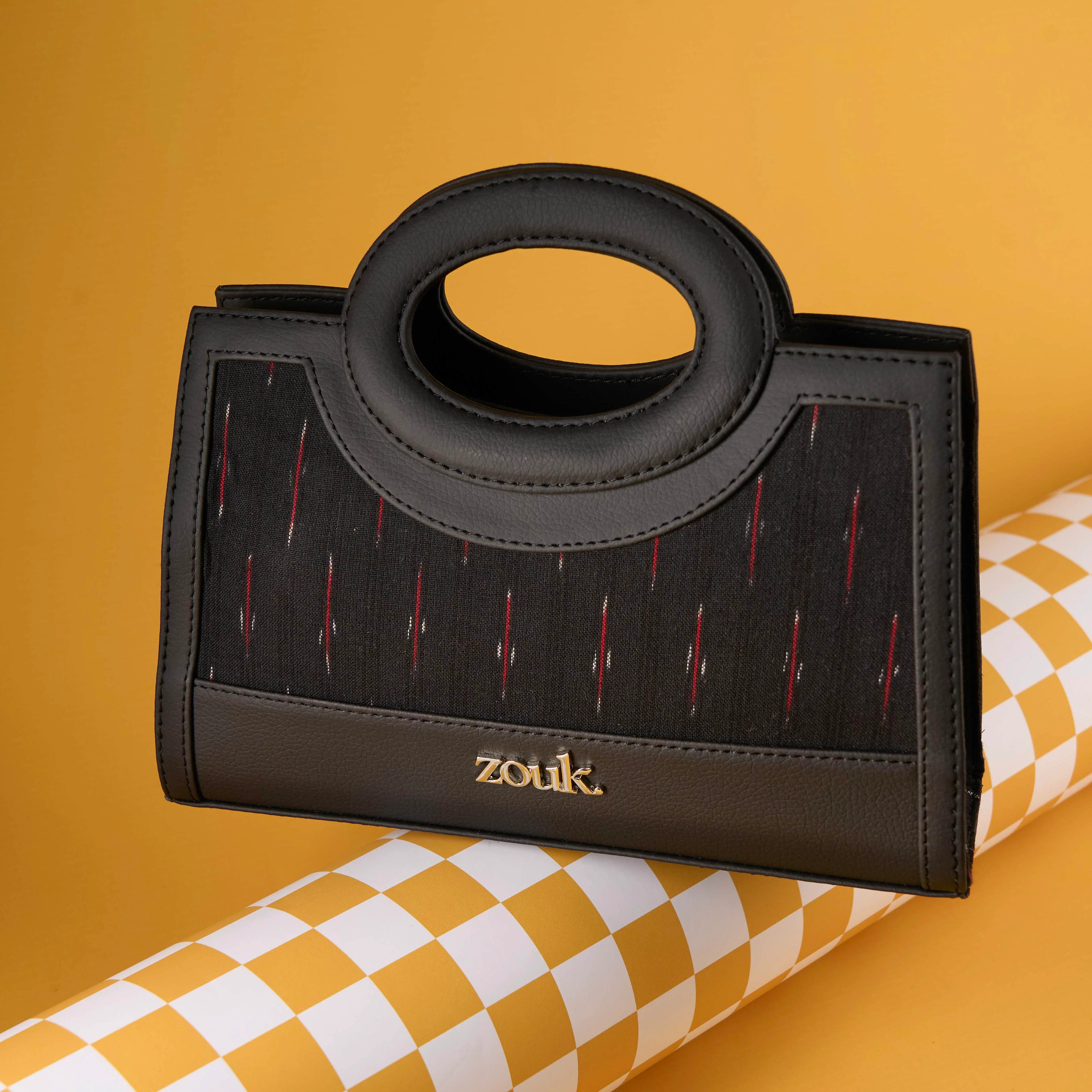 Zoe Sling Bag - Ikat GreRed