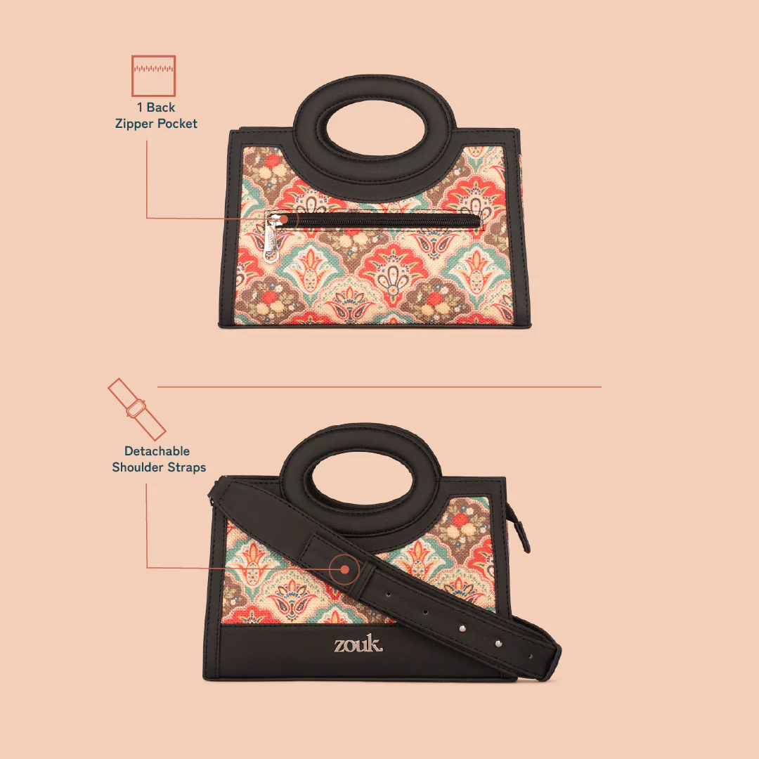 Zoe Sling Bag - Mughal Art Multicolor - Image 5