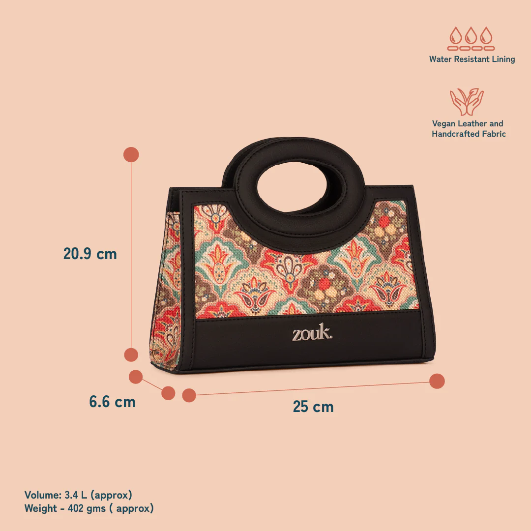 Zoe Sling Bag - Mughal Art Multicolor - Image 6