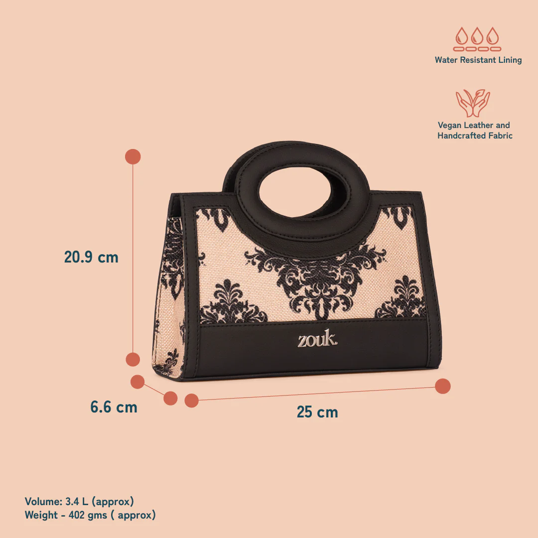 Zoe Sling Bag - Mughal Motif - Image 4