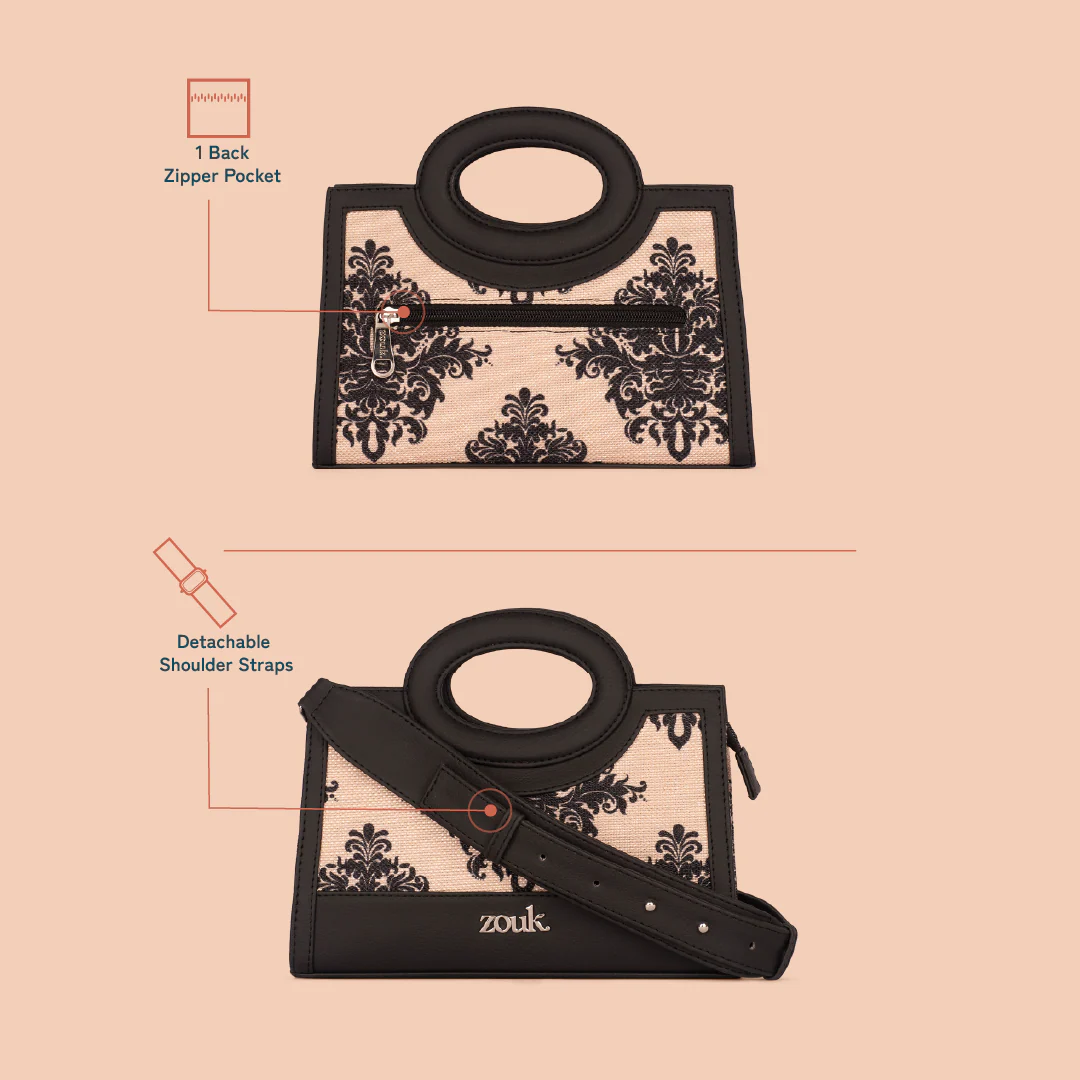 Zoe Sling Bag - Mughal Motif - Image 5