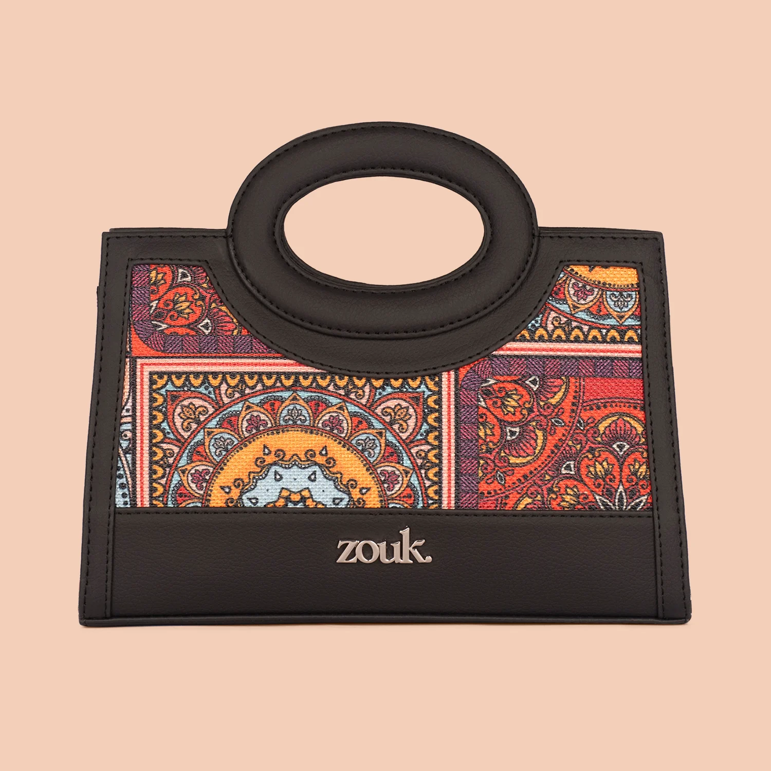 Zoe Sling Bag - Multicolor Mandala Print - Image 2