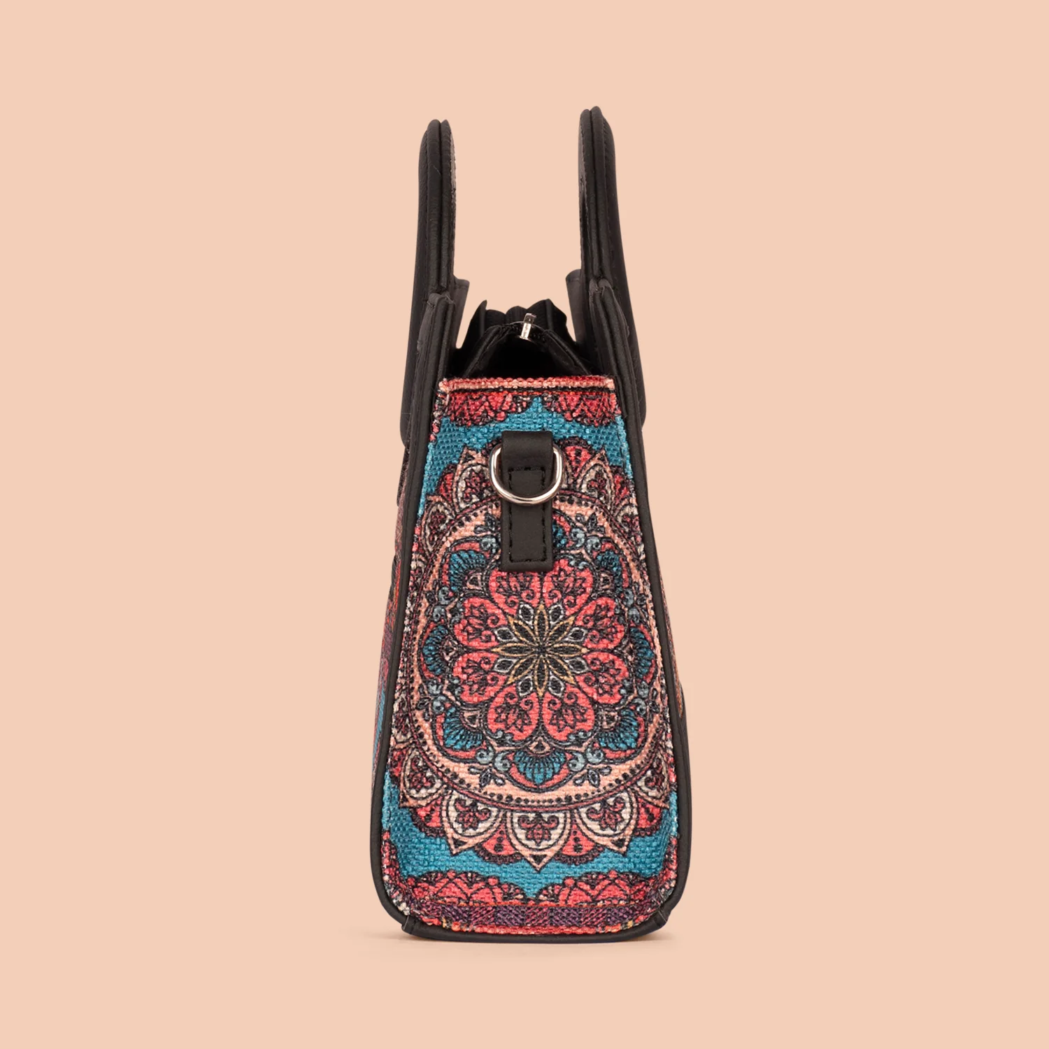 Zoe Sling Bag - Multicolor Mandala Print - Image 8