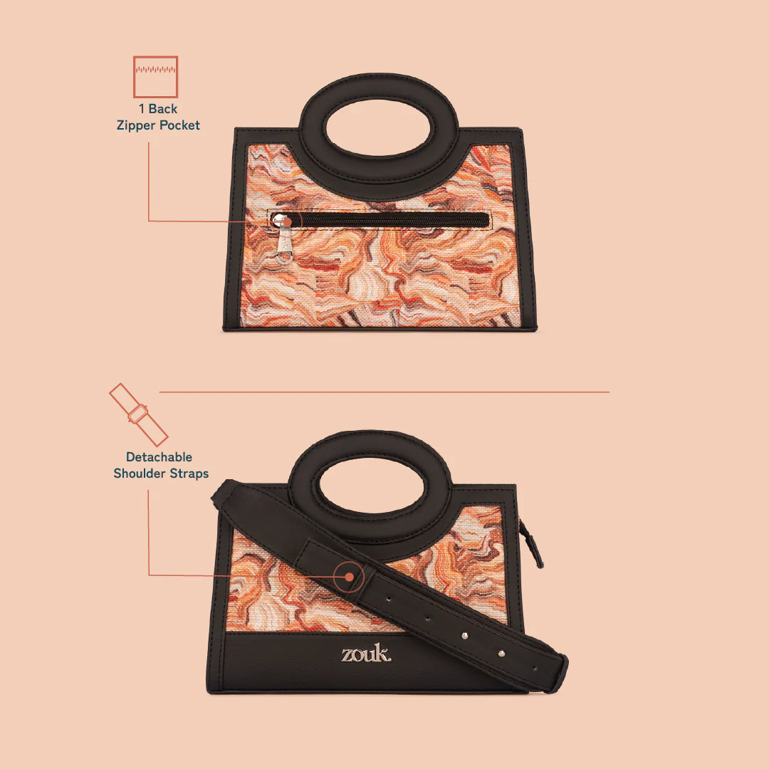 Zoe Sling Bag - Nicobar Coral - Image 4