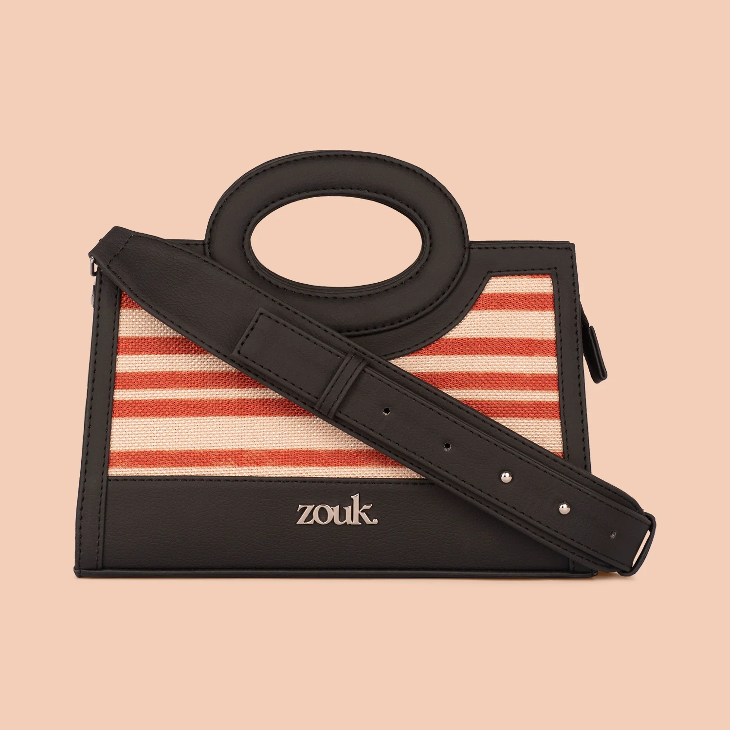 Zoe Sling Bag - Qutub Stripes - Image 4