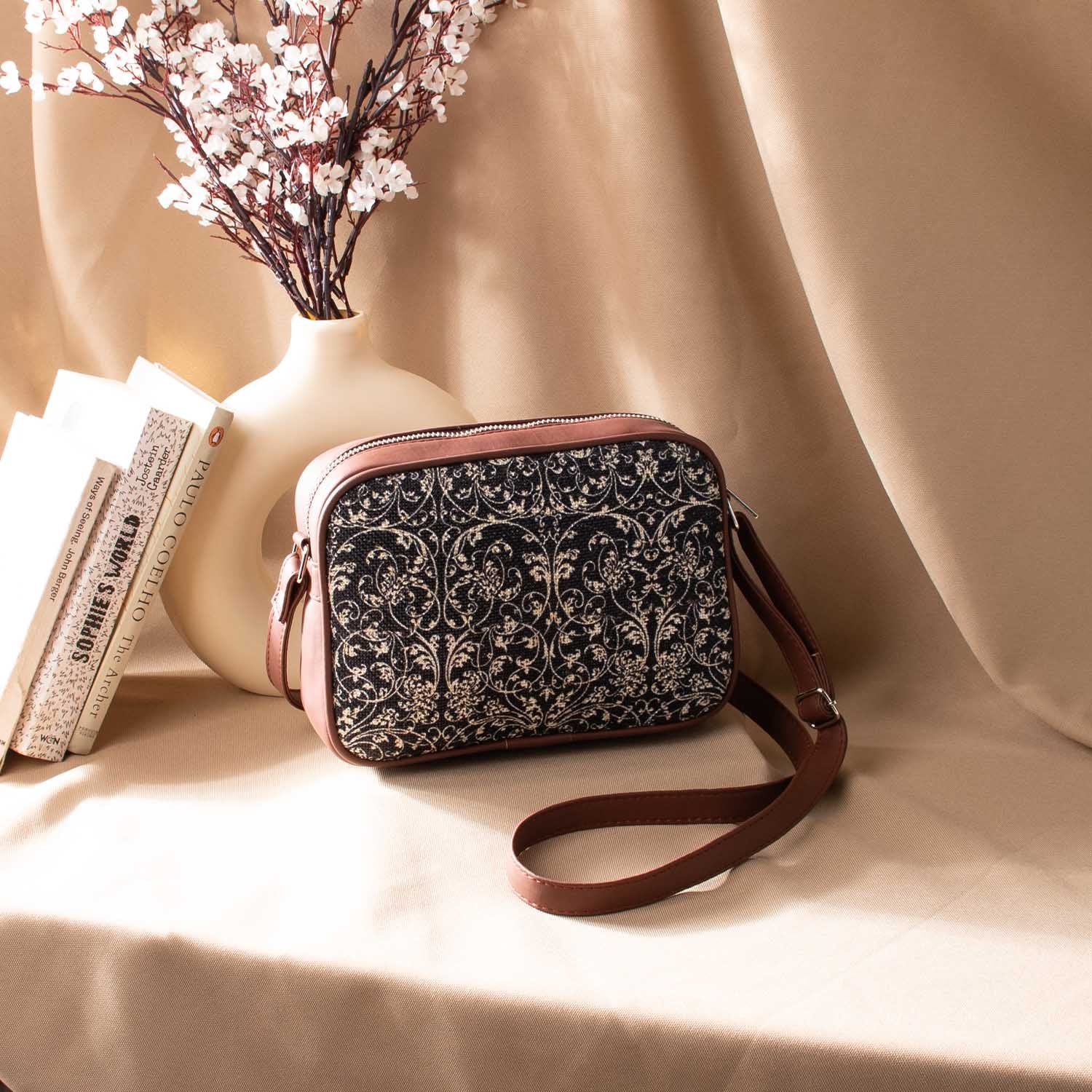 Lattice Lace Sling Bag - Image 2