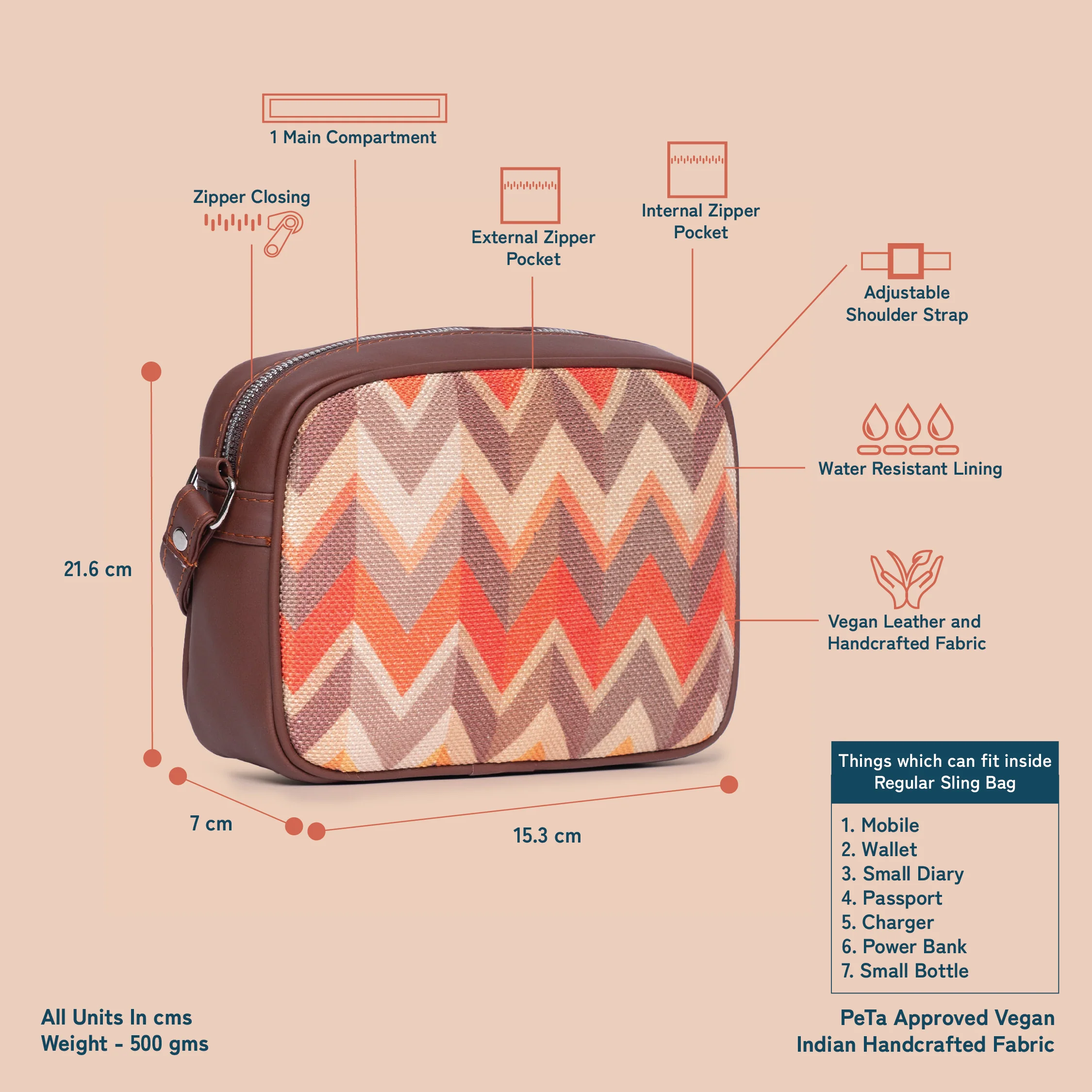 Tidal Wave Sling Bag - Image 3