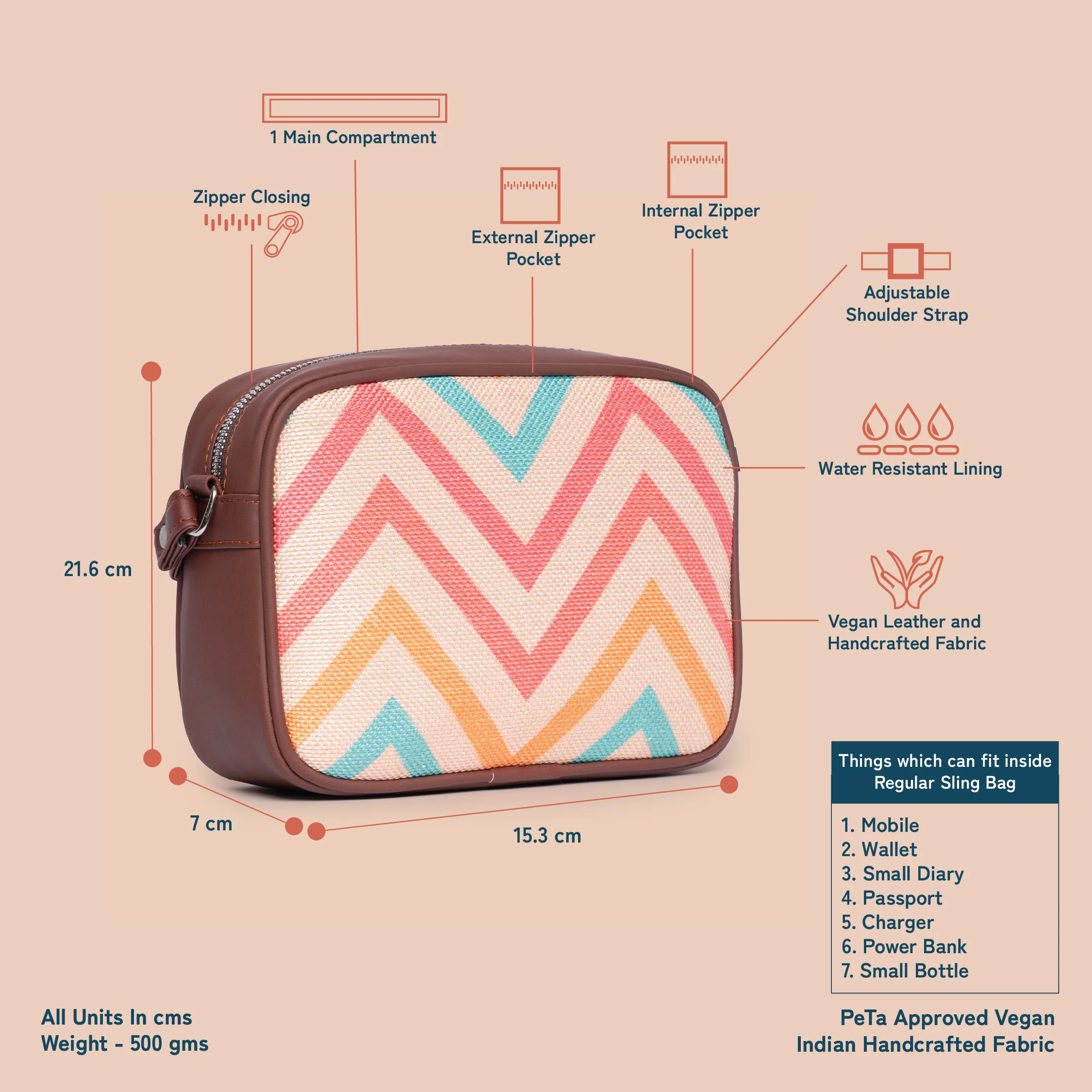 WavBeach Sling Bag - Image 5