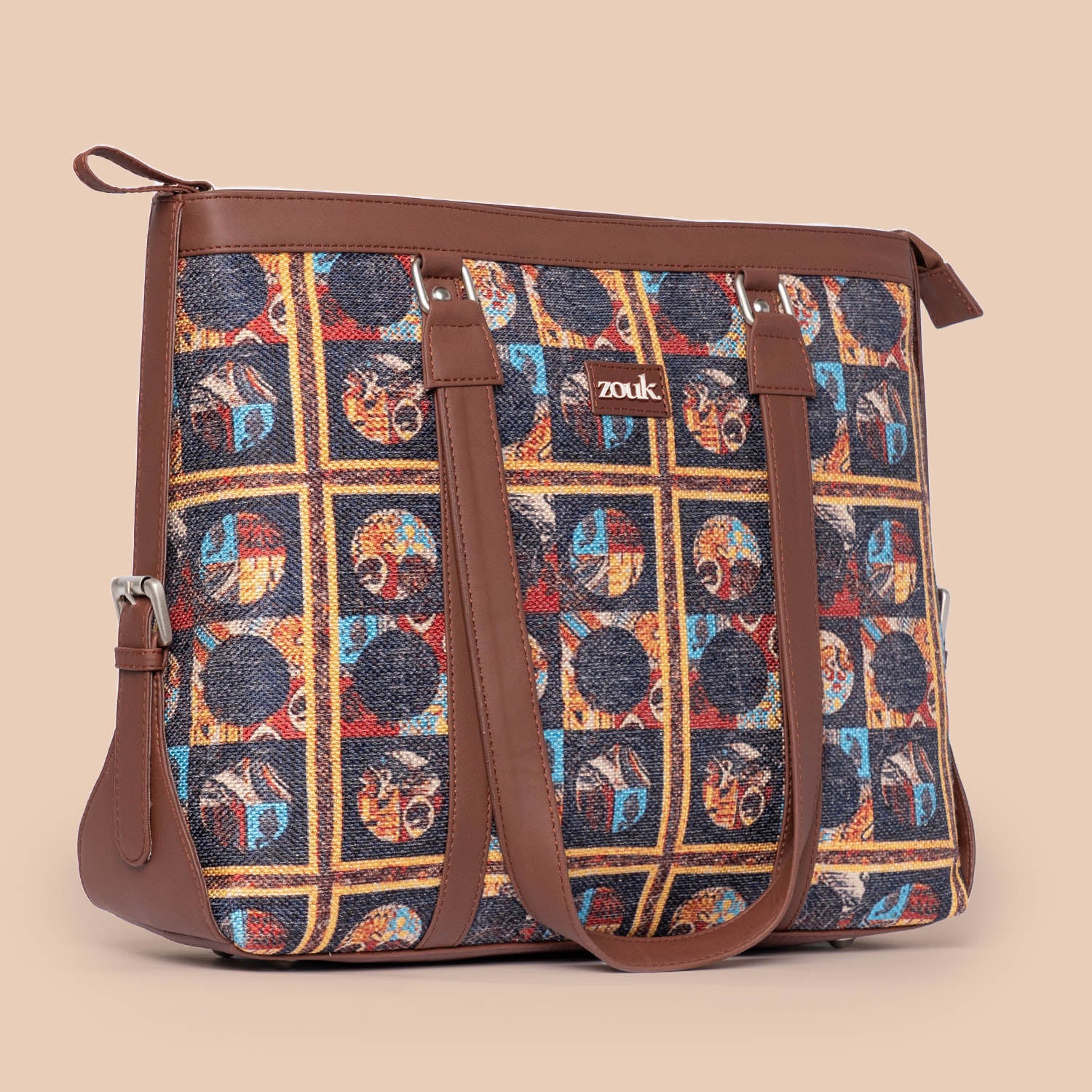 African Art Women's Office Bag - Image 4