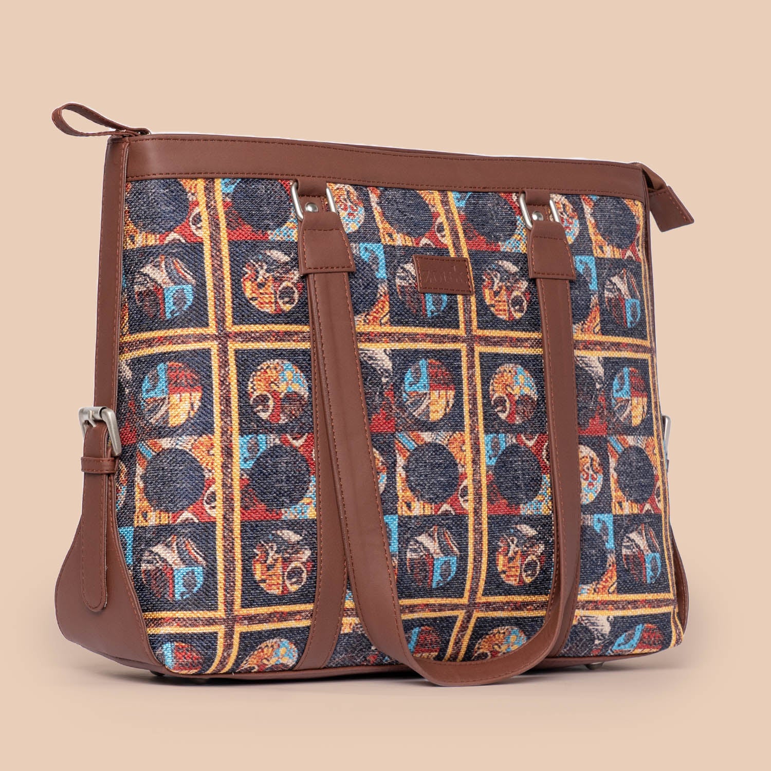 African Art Women's Office Bag - Image 9